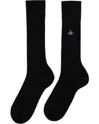 Vivienne Westwood Black Cotton Socks