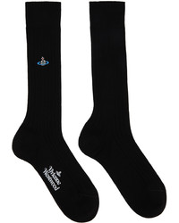 Vivienne Westwood Black Cotton Socks