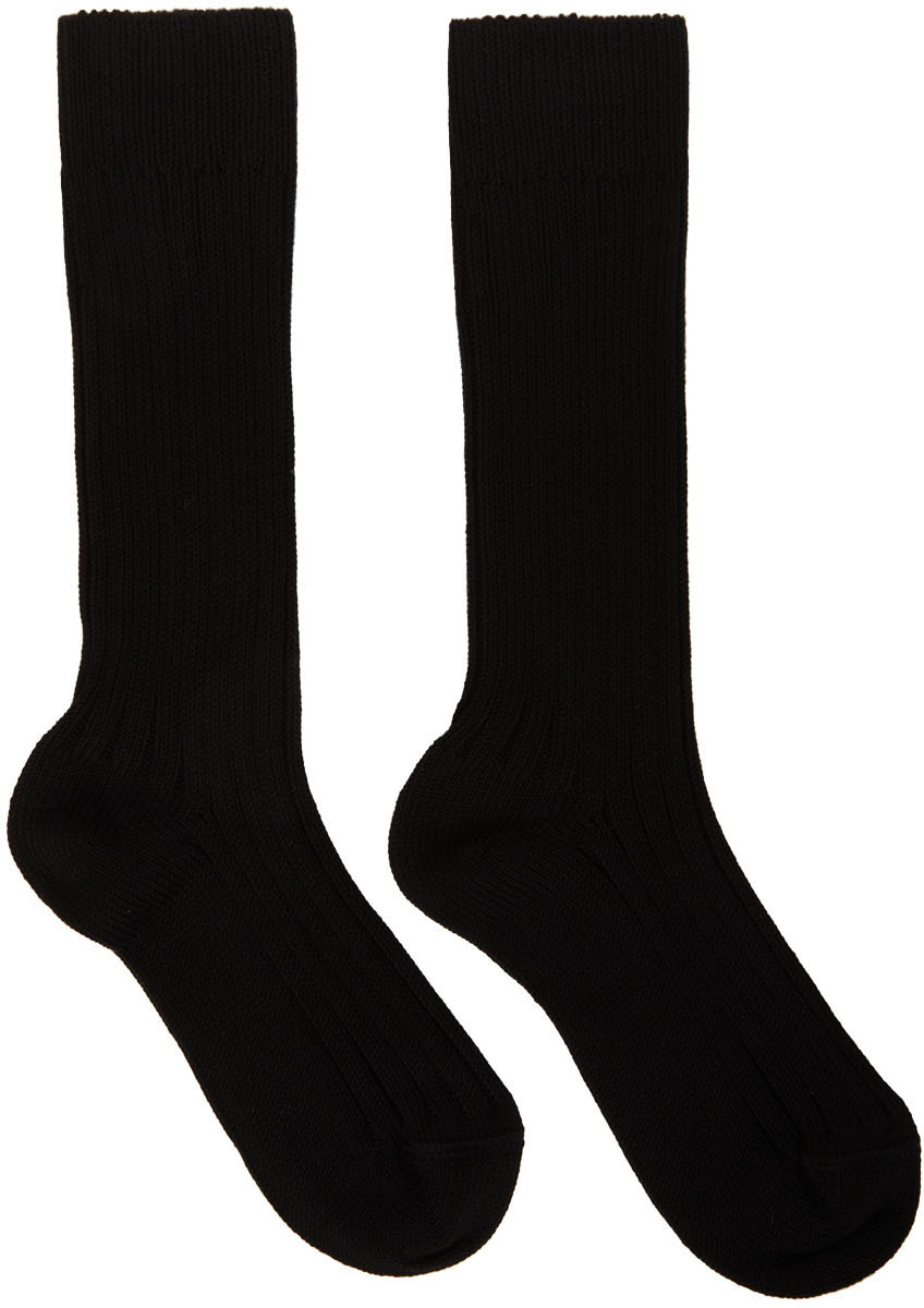 Jil Sander Black Cotton Socks, $210 | SSENSE | Lookastic