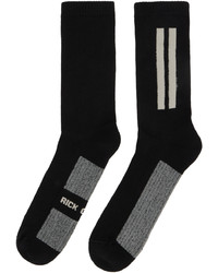 Rick Owens Black Glitter Socks