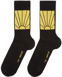 Gosha Rubchinskiy Black Jacquard Socks