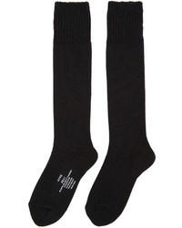 Hyke Black Knit Socks