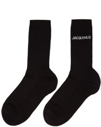 Jacquemus Black La Montagne Les Chaussettes Socks
