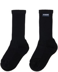 Jacquemus Black Les Chaussettes Lenvers Socks