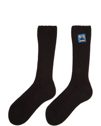 Prada Black Logo Socks