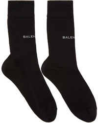 Balenciaga Black Logo Socks