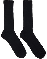 Auralee Black Low Gauge Socks