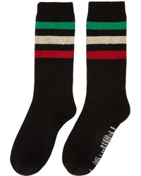 Palm Angels Black Rastafari Socks
