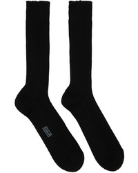 Tom Ford Black Rib Socks