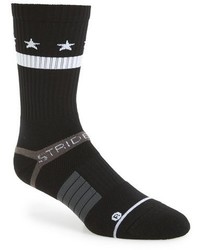 STRIDELINE Black Star Strapped Fit 20 Socks