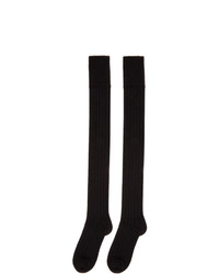 TAKAHIROMIYASHITA TheSoloist. Black Wool High Socks