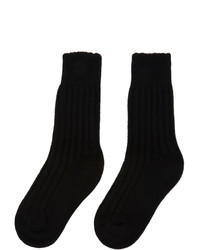 The Elder Statesman Black Yosemite Socks