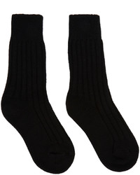 The Elder Statesman Black Yosemite Socks
