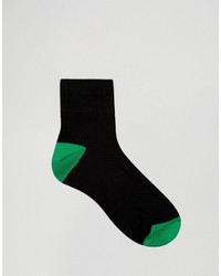 Asos Brand Ankle Length Socks With Cactus Design 3 Pack