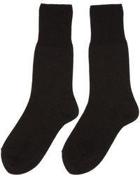 Comme des Garcons Comme Des Garons Black Long Jersey Socks