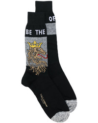 Dolce & Gabbana Crowned Lion Socks