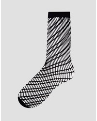 Jonathan Aston Fierce Black Ankle Socks