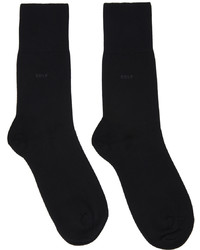 CDLP Five Pack Black Bamboo Socks