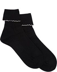 Antipast Foldover Cuff Socks Black
