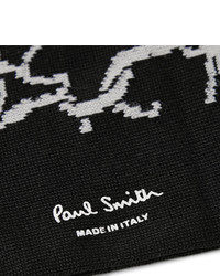Paul Smith Heart Patterned Cotton Blend Socks