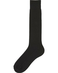 Uniqlo Heattech Wide Rib High Socks