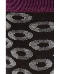 Ted Baker London Circle Pattern Organic Cotton Blend Socks