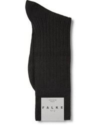 Falke No 2 Ribbed Cashmere Blend Socks