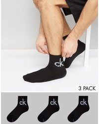 Calvin Klein Quarter Socks 3 Pack