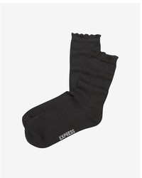 Express Super Soft Scalloped Socks