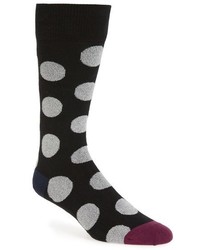Paul Smith Twisted Dot Cotton Blend Socks