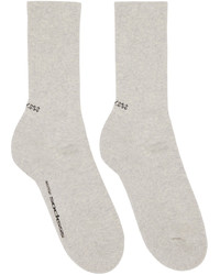 SOCKSSS Two Pack Gray Black Socks