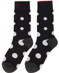Y's Ys Black Dot Socks