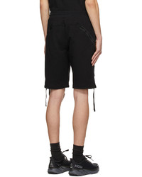 C.P. Company Black Diagonal Raised Shorts
