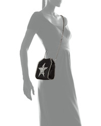 Stella McCartney Falabella Tiny Star Shoulder Bag Black