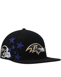 PRO STANDARD Baltimore Ravens Black Stars Snapback Hat At Nordstrom