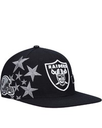 PRO STANDARD Blackpink Las Vegas Raiders Stars Snapback Hat