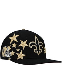 PRO STANDARD New Orleans Saints Black Stars Snapback Hat At Nordstrom