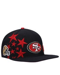 PRO STANDARD San Francisco 49ers Black Stars Snapback Hat At Nordstrom