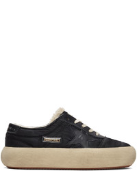 Golden Goose Black Quilted Space Star Sneakers