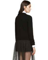 Givenchy Black Cashmere Star Sweater