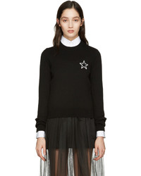 Givenchy Black Cashmere Star Sweater