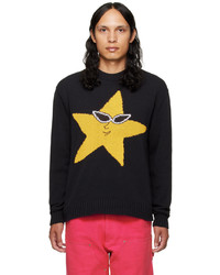 Sky High Farm Workwear Black Star Sweater