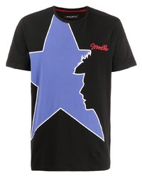 Frankie Morello Bowie Print T Shirt