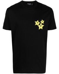 DSQUARED2 Star Print Cotton T Shirt