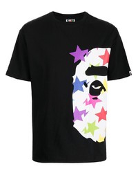 A Bathing Ape Star Print T Shirt