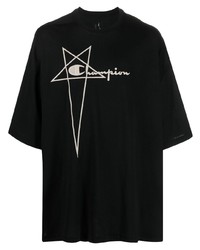 Rick Owens X Champion Tommy Logo Print T Shirt