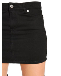 Givenchy Denim Mini Skirt W Stars Inserts