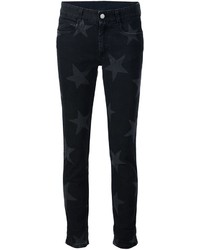 Black Star Print Jeans