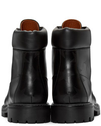 Valentino Black Star Ankle Boots