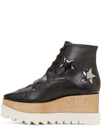 Stella McCartney Black Star Platform Elyse Boots